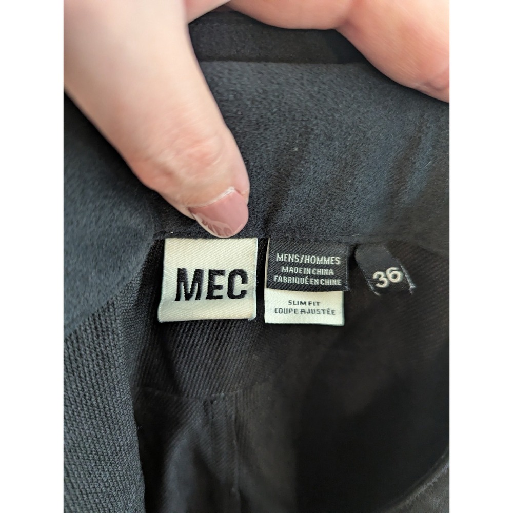 MEC Mountain Equipment Company Softshell Outdoor Hiking Pants Black Mens 36 X 31 - Picture 10 of 11
